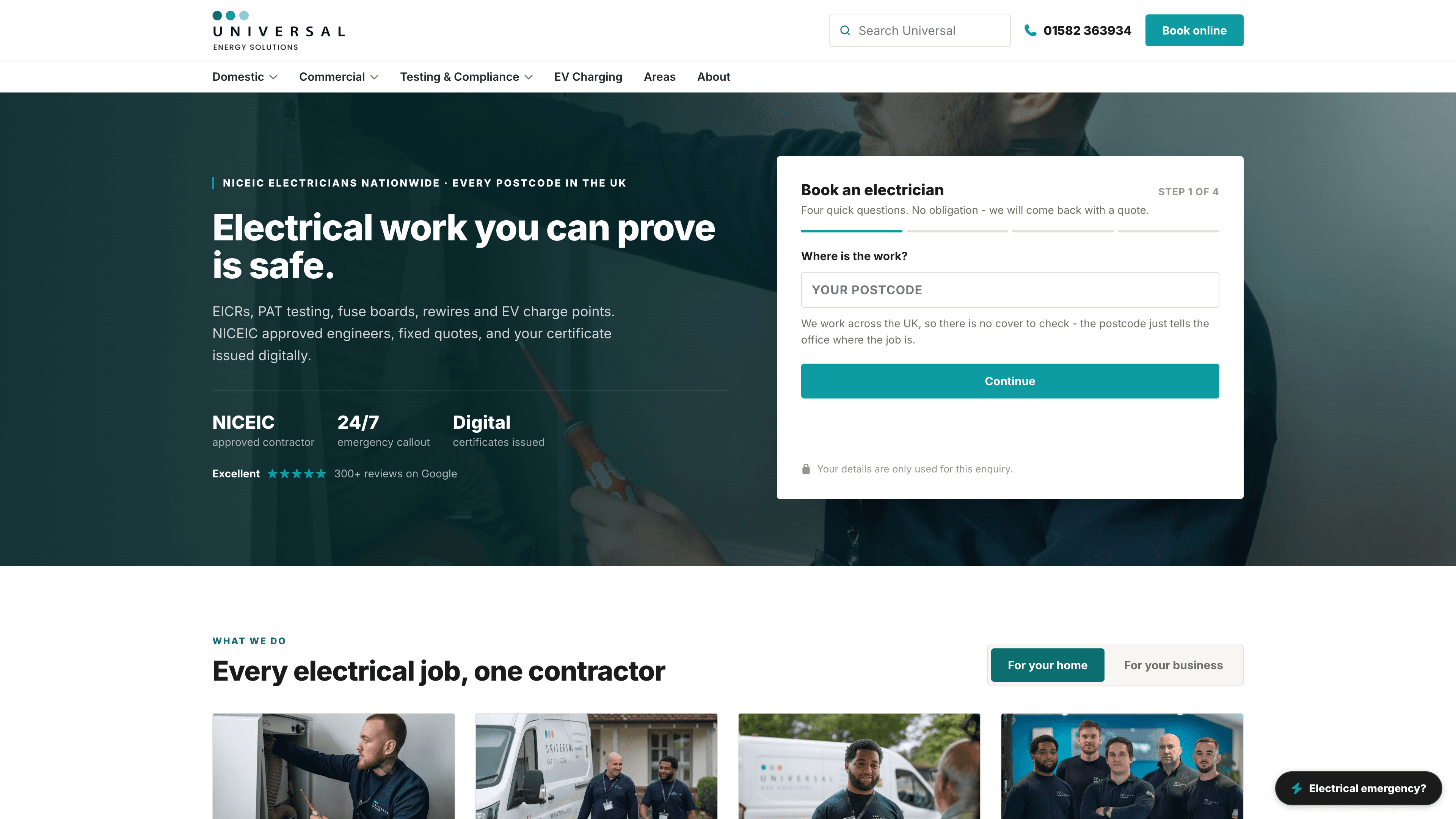 A website hero designed and built by Web Hero